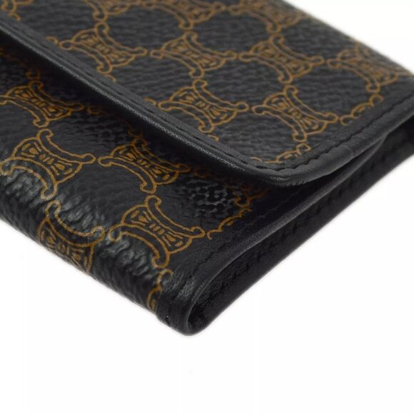 Celine Black Macadam Key Case Small Good YS00/55 KK31550 - Picture 9 of 15